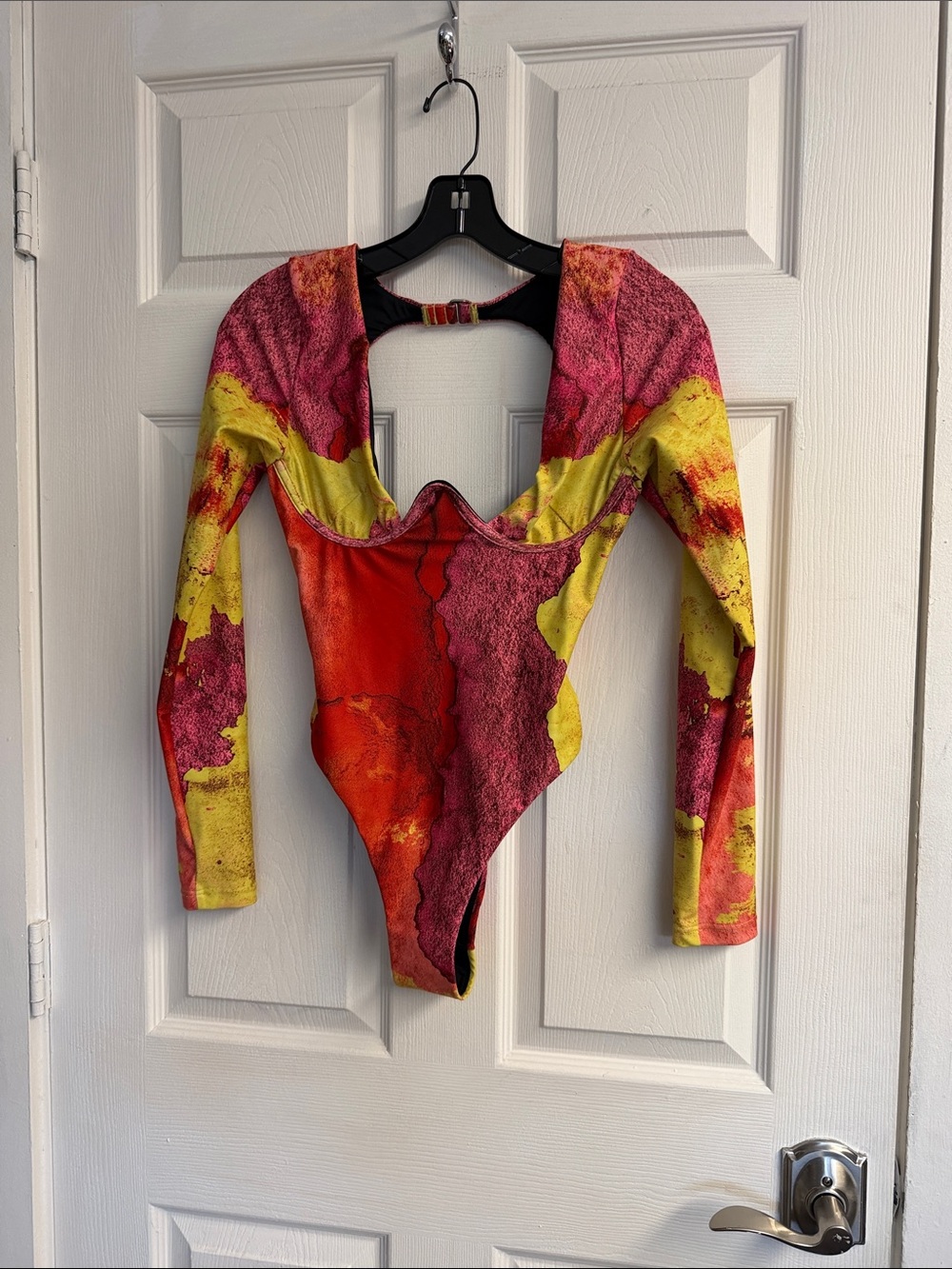 Andrea Iyamah Amar One Piece Long Sleeve Swimsuit